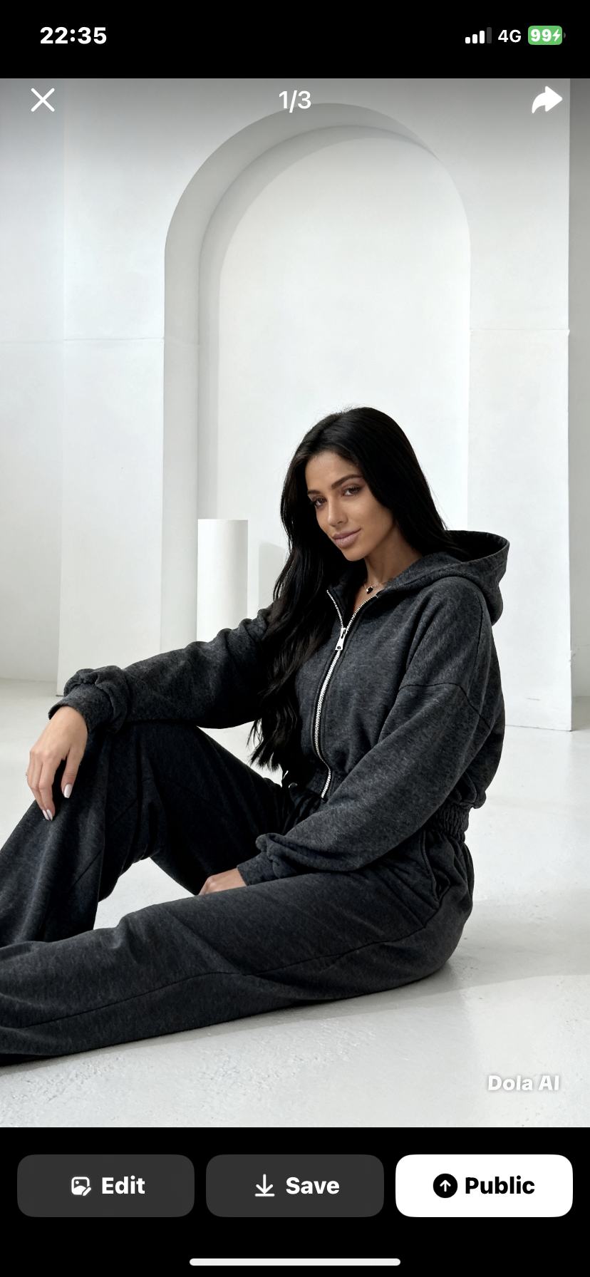 MILLI DARK WASH ACID GREY