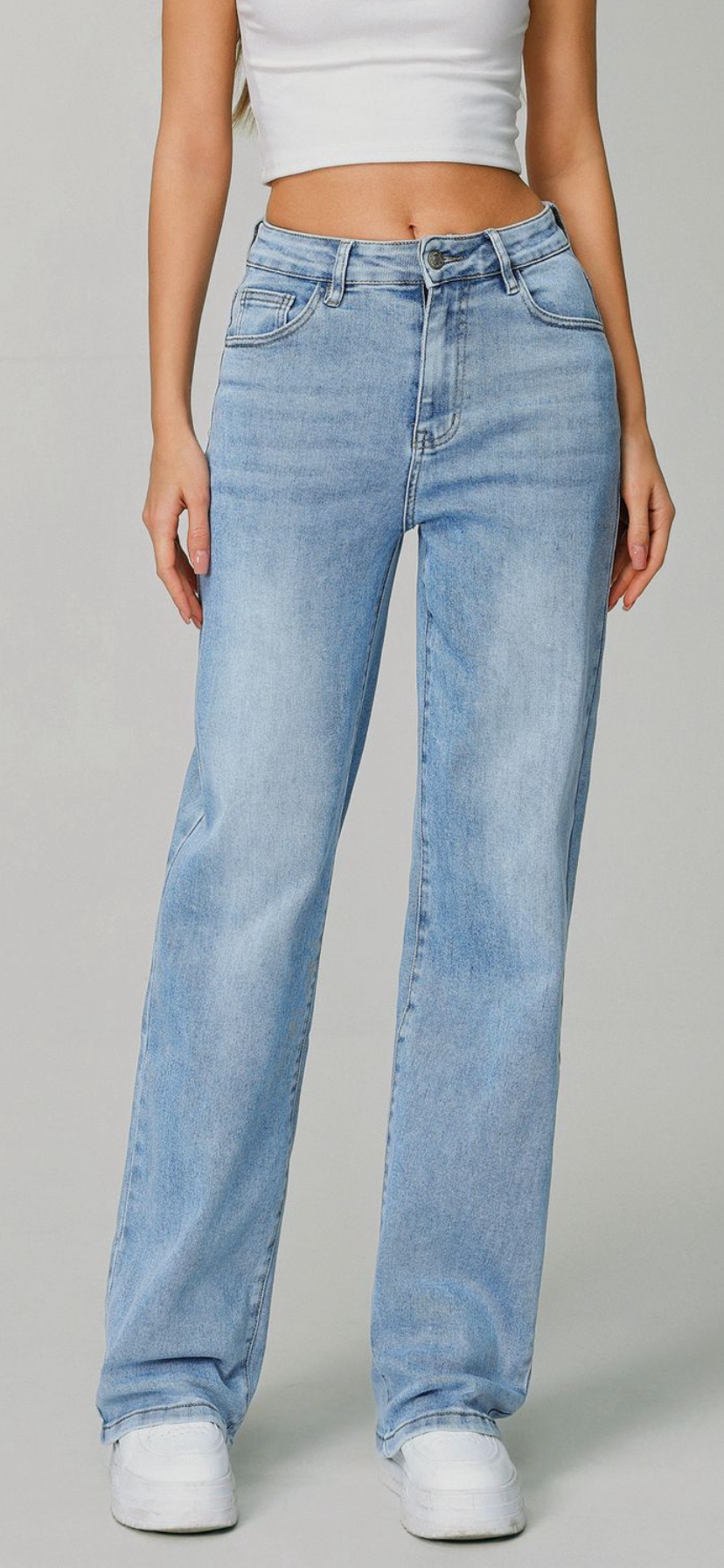 LIGHT BLUE CHOLOE TIK TOK VIRAL JEANS