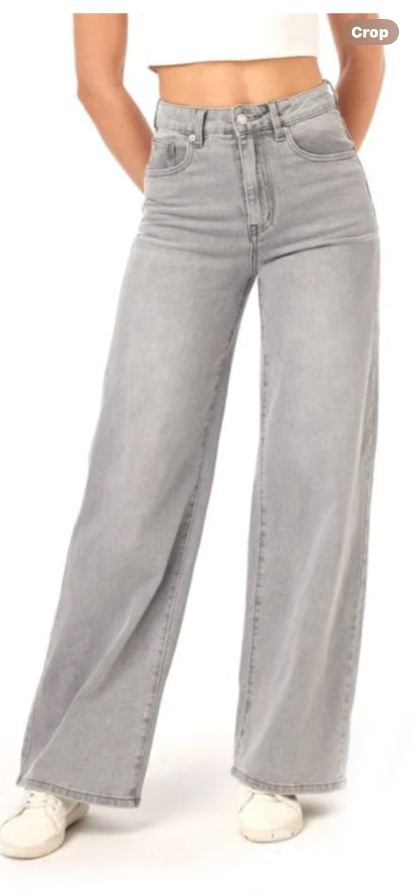 GEMMA GREY STRETCH JEANS