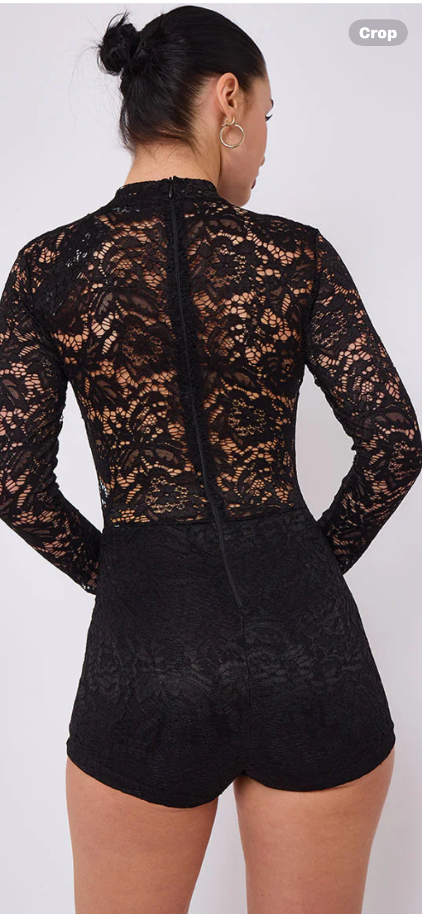 OLIVIA PLAYSUIT BLACK