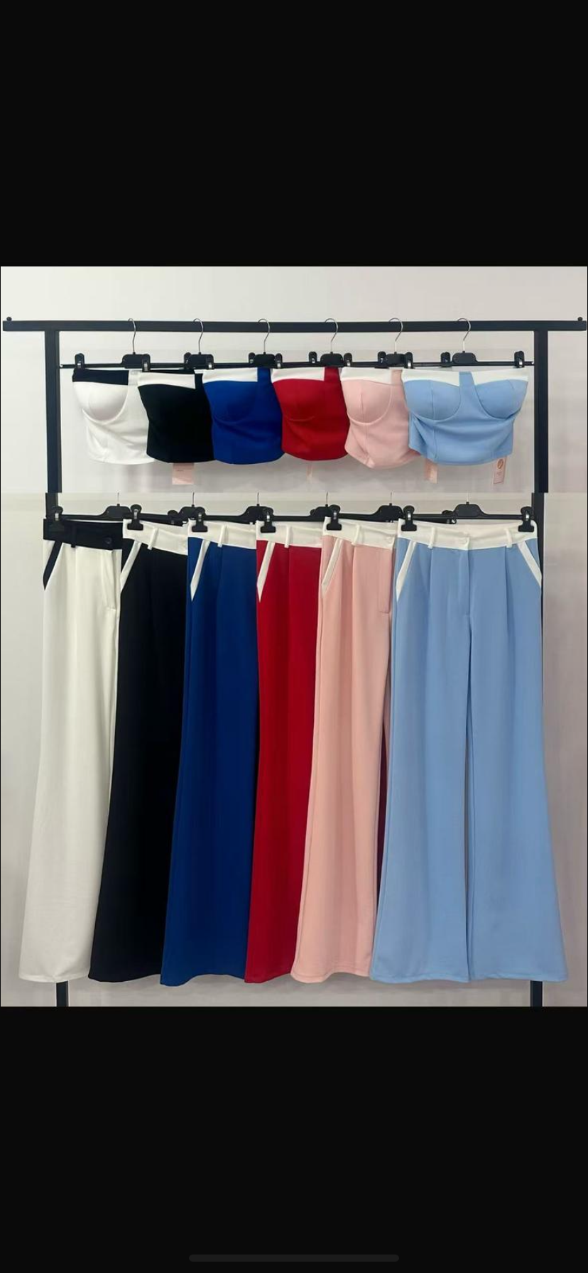 LUCIA 2 PIECE BARDOT SET ONE SIZE FITS 8 AND 10 SIZE