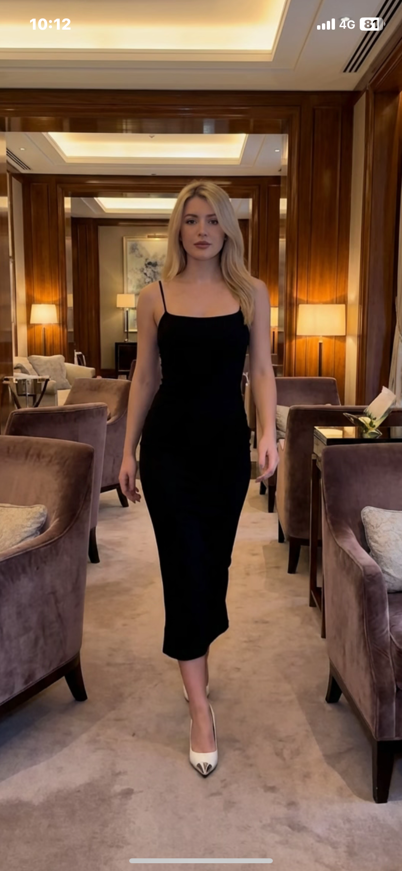 MAYA BLACK LONG DRESS